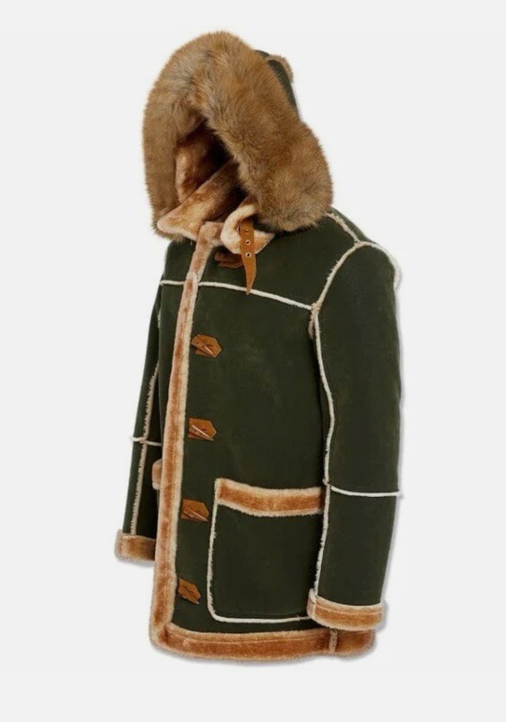 Jordan Craig Denali Shearling Jacket Olive Green