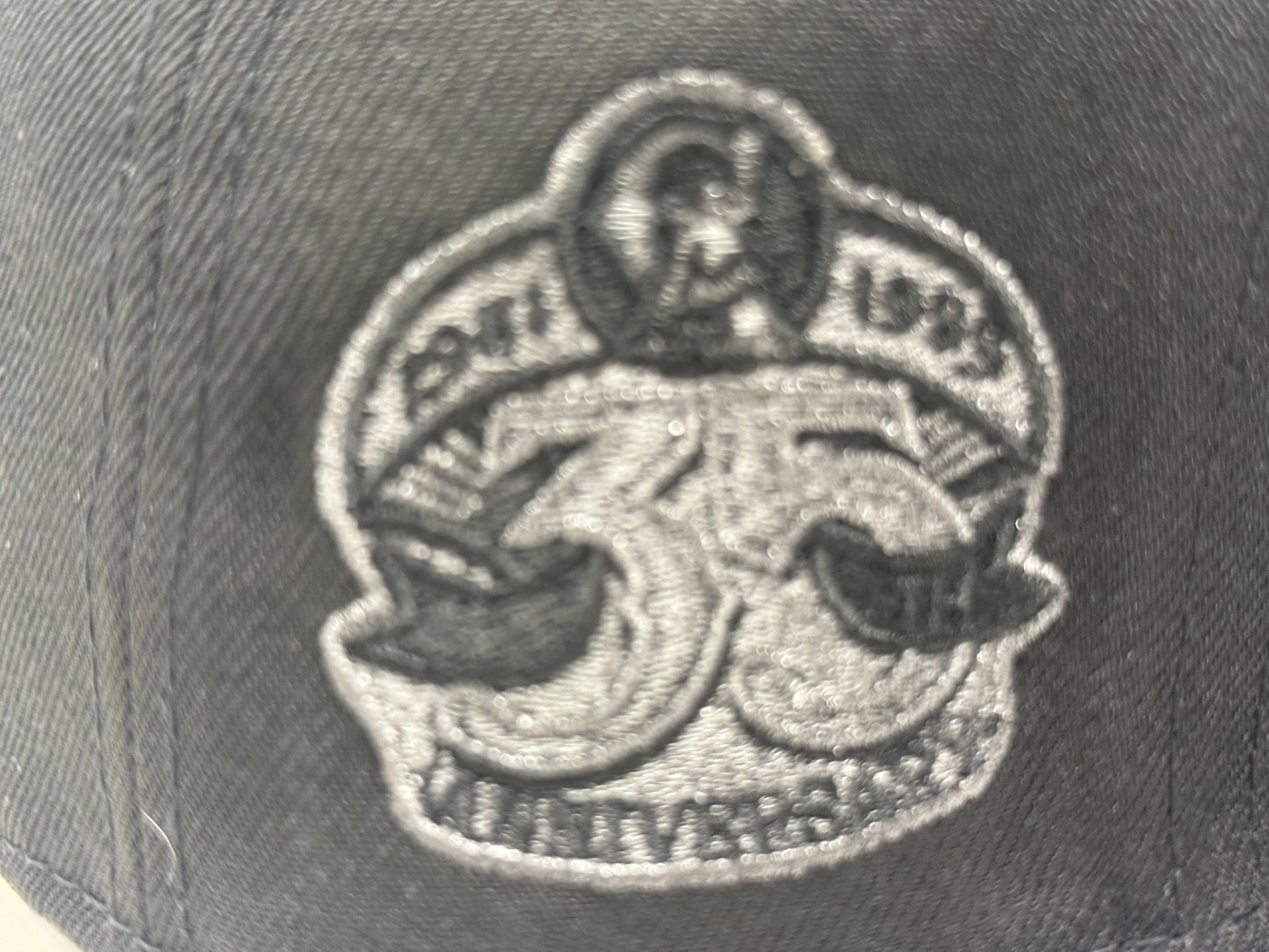 Los Angeles Angels 35th Anniversary Fitted Hat Black