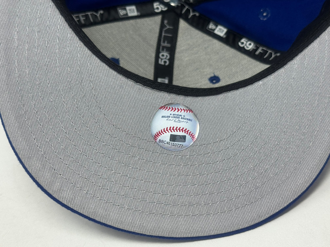 Toronto Blue Jays Reflective Logo New Era Fitted Hat-Royal