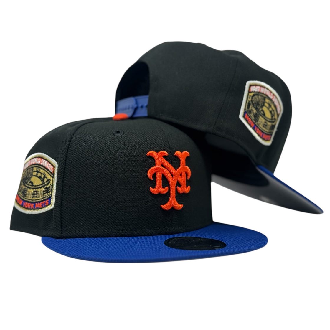 New York Mets 1969 World Series Snapback Hats- Black Royal
