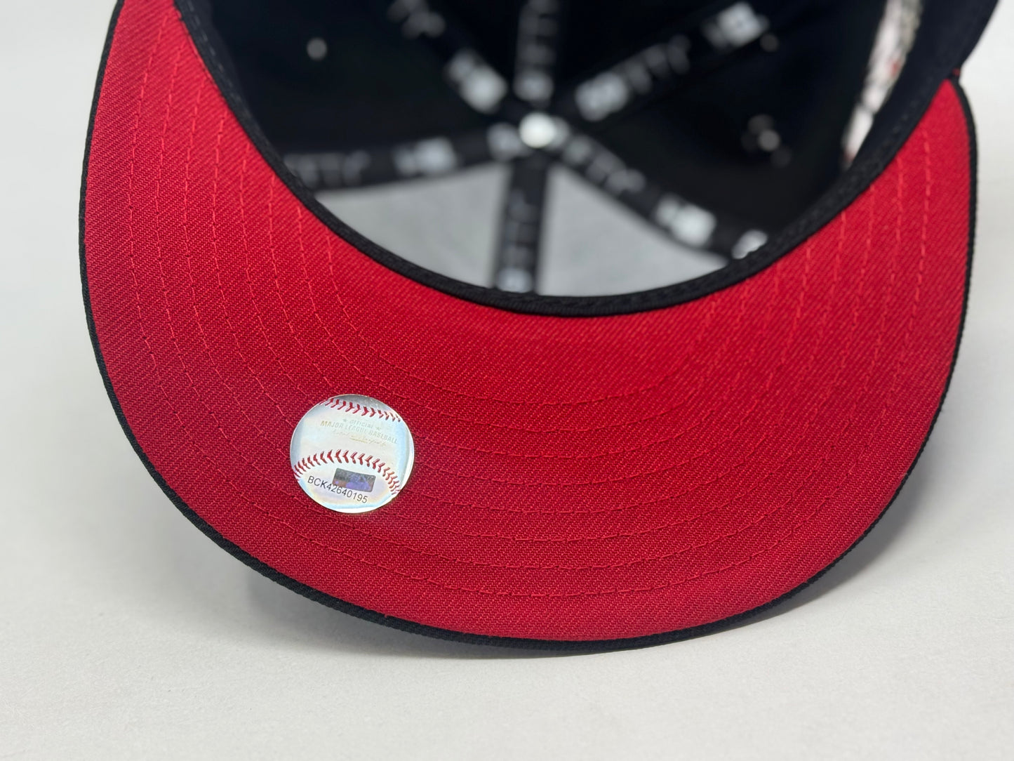 Tampa Bay Devil Rays Tropicana Field Red Brim Fitted Hats