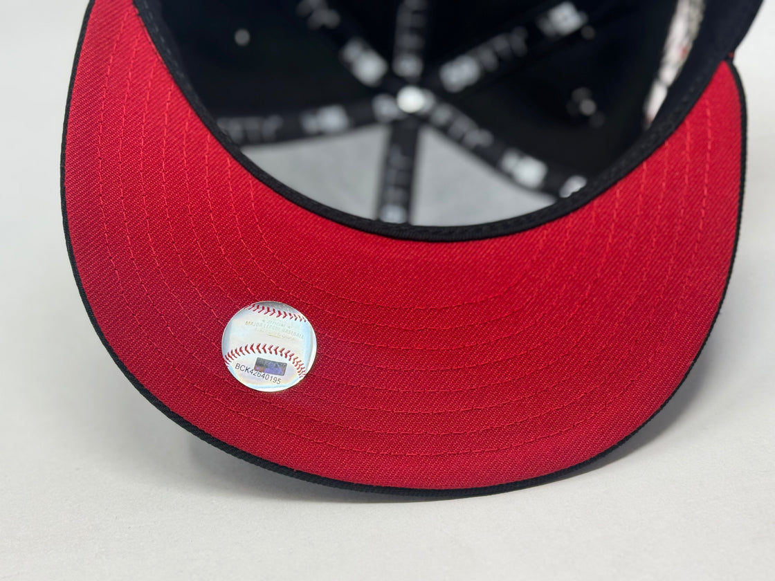 Tampa Bay Devil Rays Tropicana Field Red Brim Fitted Hats