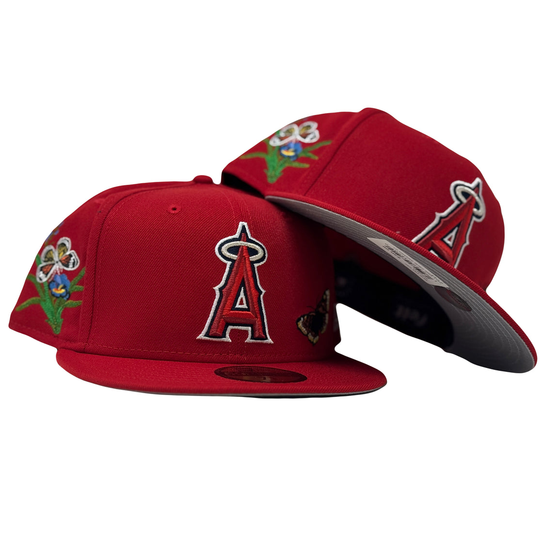 Los Angeles Angels Butterfly Garden New Era Fitted Hats