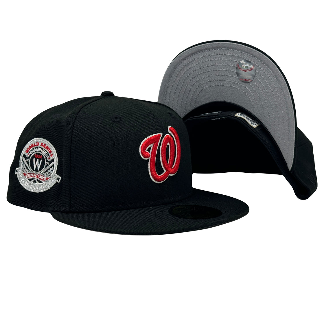 Washington Nationals 1924 World Series Black 59Fifty New Era Fitted Hat