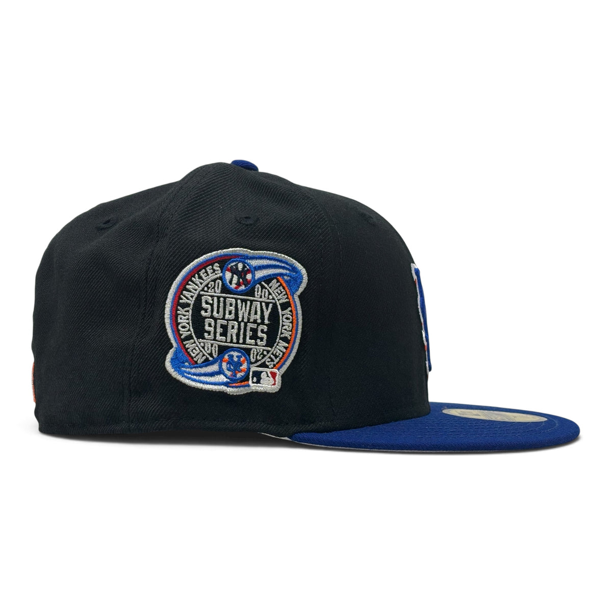 New York Mets Subway Series On-Field Black Royal Blue 59Fifty New Era Fitted Hat