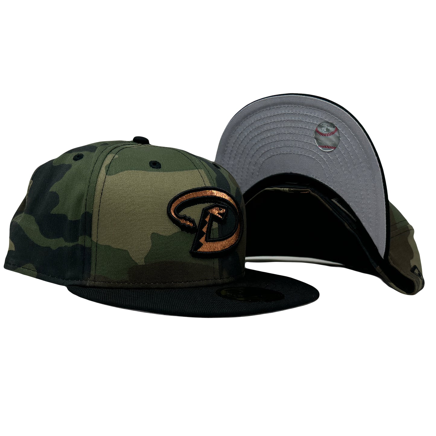 Arizona Diamondbacks Green Camouflage 59Fifty New Era Fitted Hat
