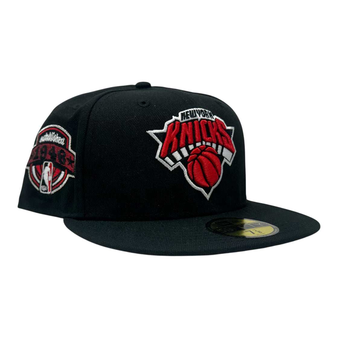 New York Knicks 1946 Established New Era Fitted Hats-Black