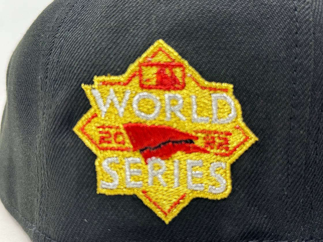 Houston Astros 2022 World Series Fitted Hats-Black Gray