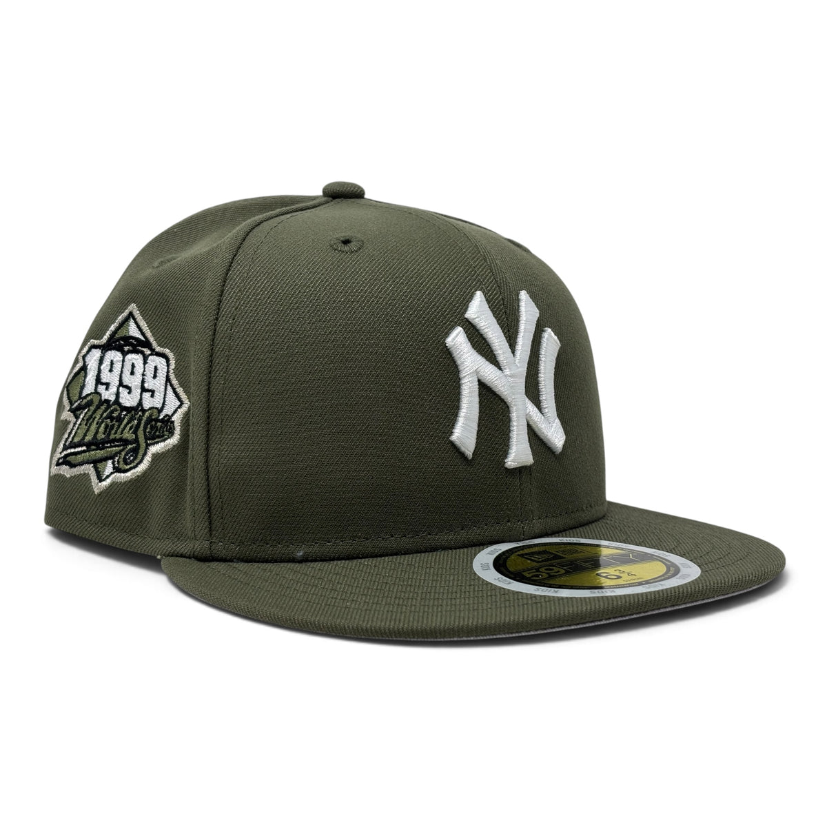 New York Yankees 1999 World Series New Era fitted Hat-Olive