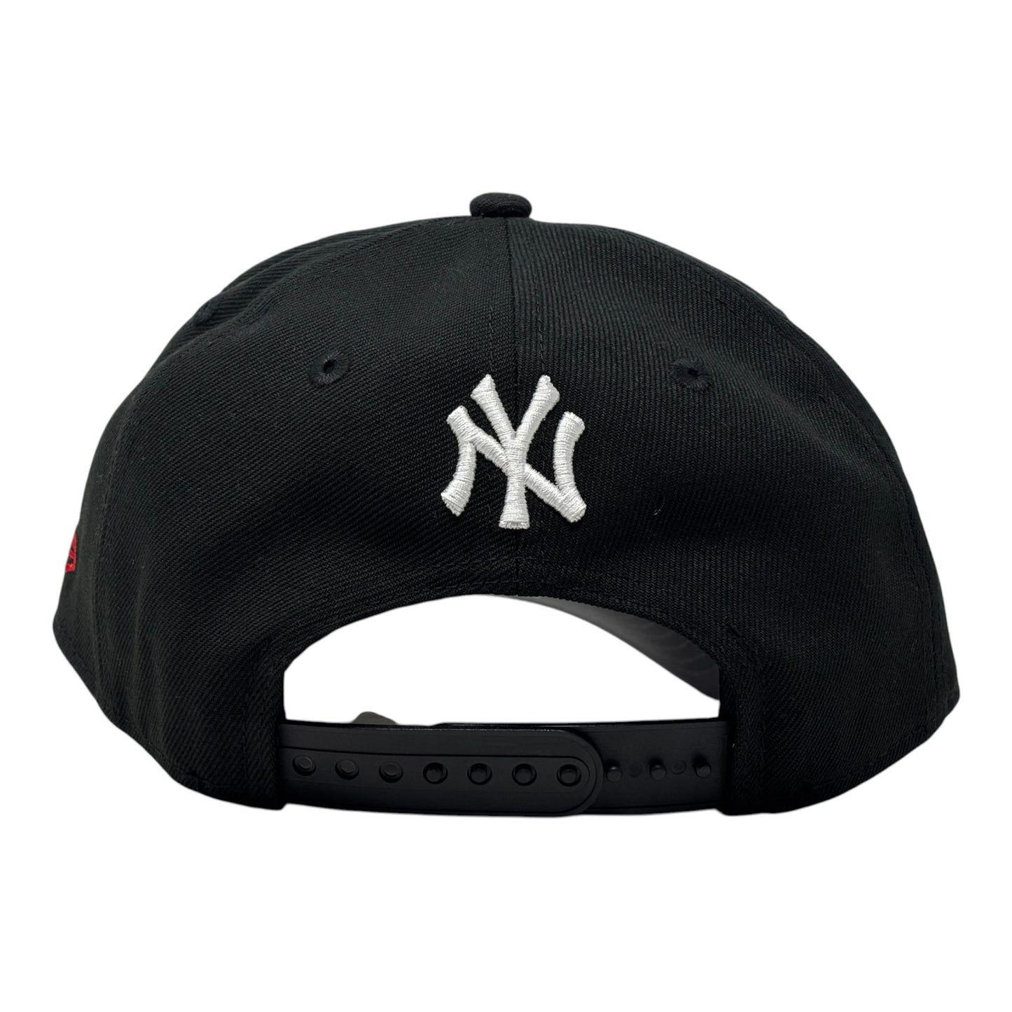 New York Yankees New Era A-Frame Snapback Hat-Flame Logo Black