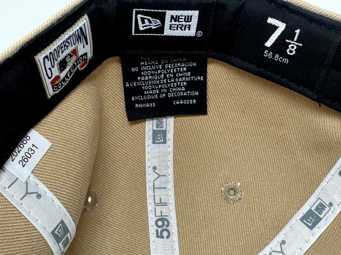 St. Louis Cardinals 1942 World Series Fitted Hats-Camel