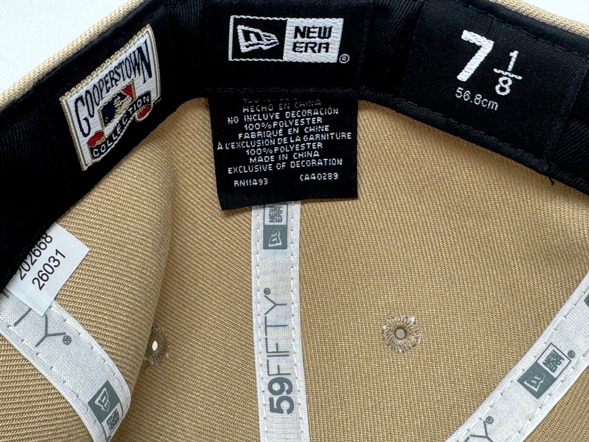 St. Louis Cardinals 1942 World Series Fitted Hats-Camel