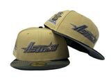 Houston Astros 35th Anniversary Vegas Gold Woodland Camouflage Visor New Era Fitted Hat