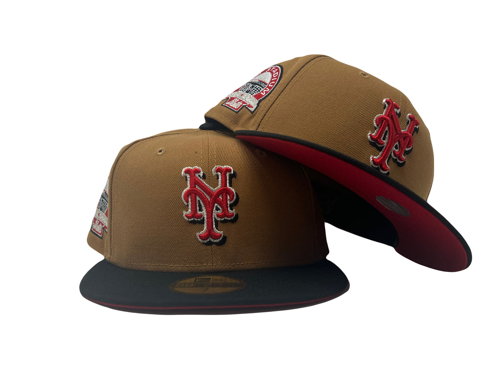 New York Mets Shea Stadium Red Brim 5950 New Era Fitted Hat