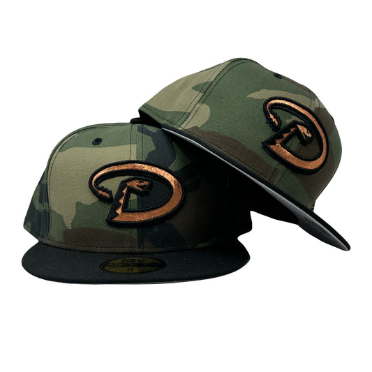 Arizona Diamondbacks Green Camouflage 59Fifty New Era Fitted Hat