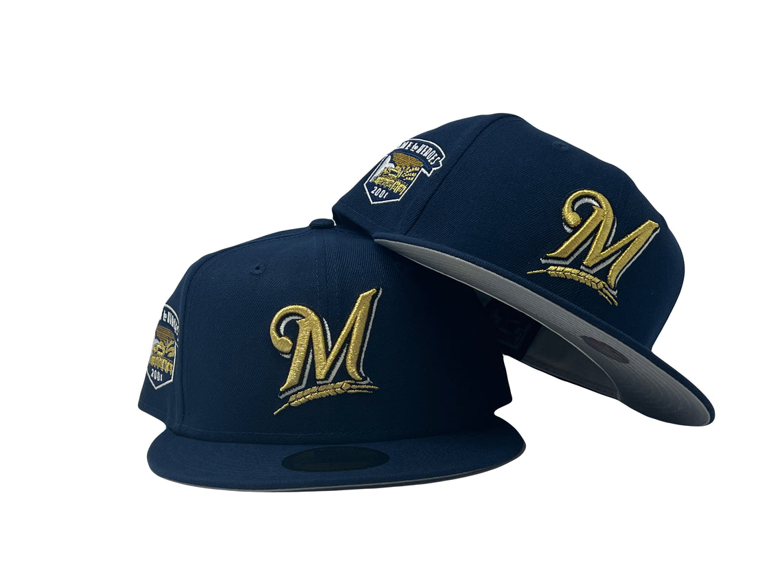 Milwaukee Brewers 2001 Home to Heroes Miller Park New Era Fitted Hat