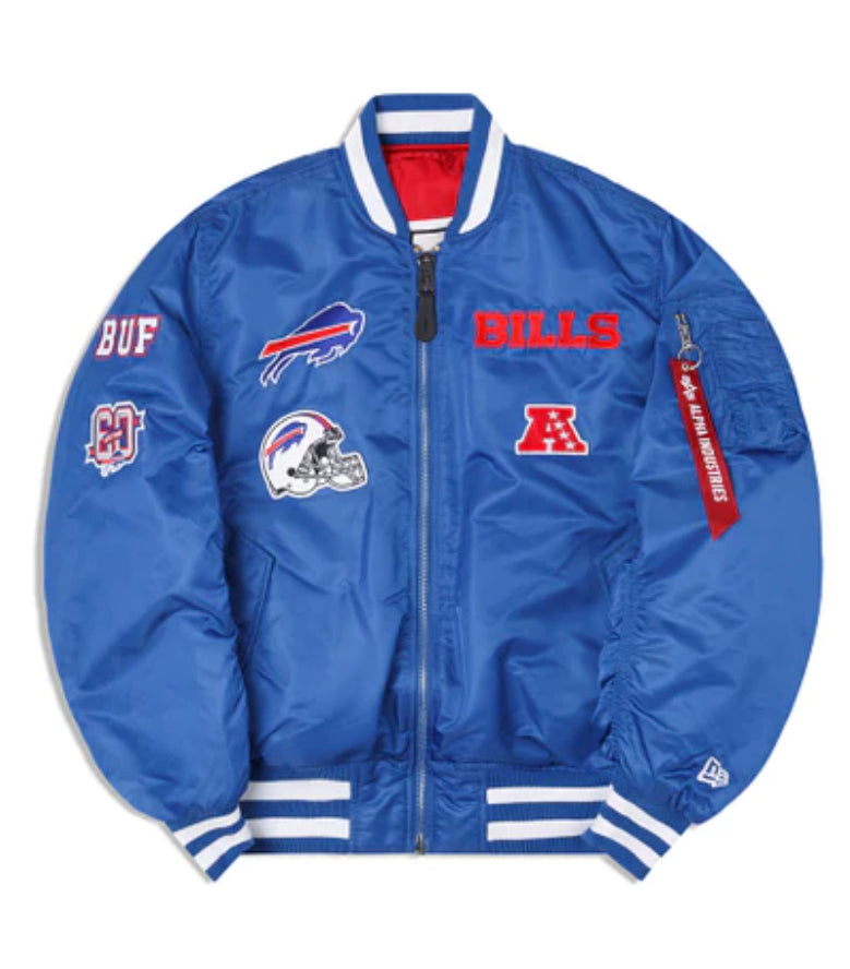 Buffalo Bills Alpha Industries MA-1 Bomber Jacket