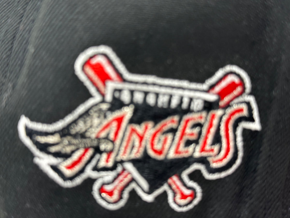 Los Angeles Angels 59Fifty Fitted Hats-Black Red
