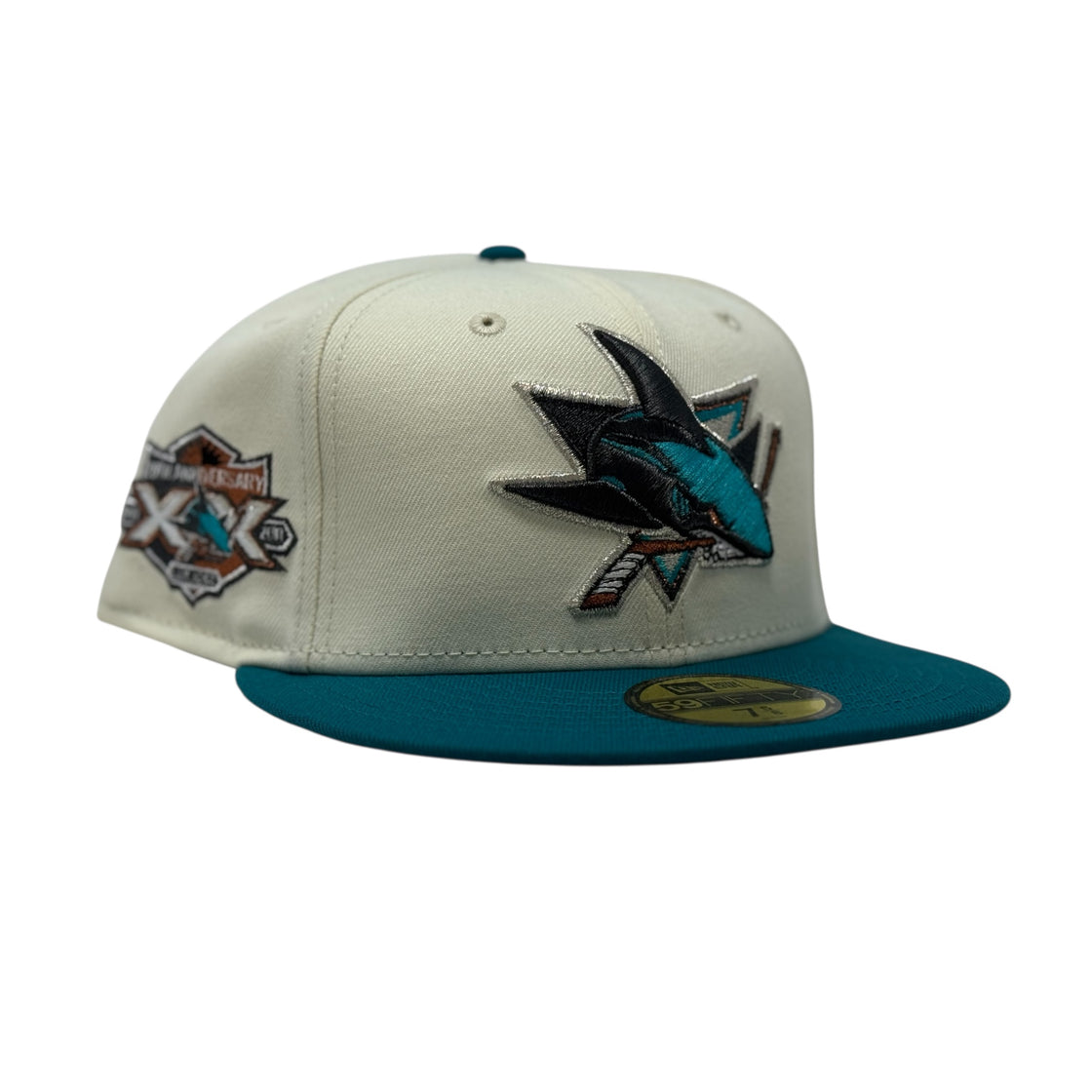 NHL San Jose Sharks 20th Anniversary 59FIFTY Fitted Hat