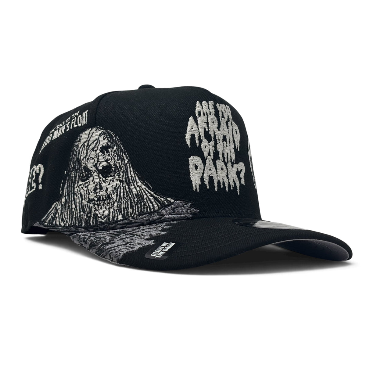 Are you Afraid of the Dark Halloween Glow in the Dark 9Fifty A frame Adjustable Hat