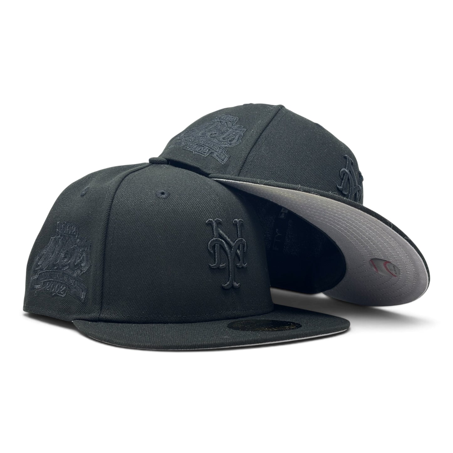 New York Mets 40TH Anniversary Tomal Black New Era Fitted Hats