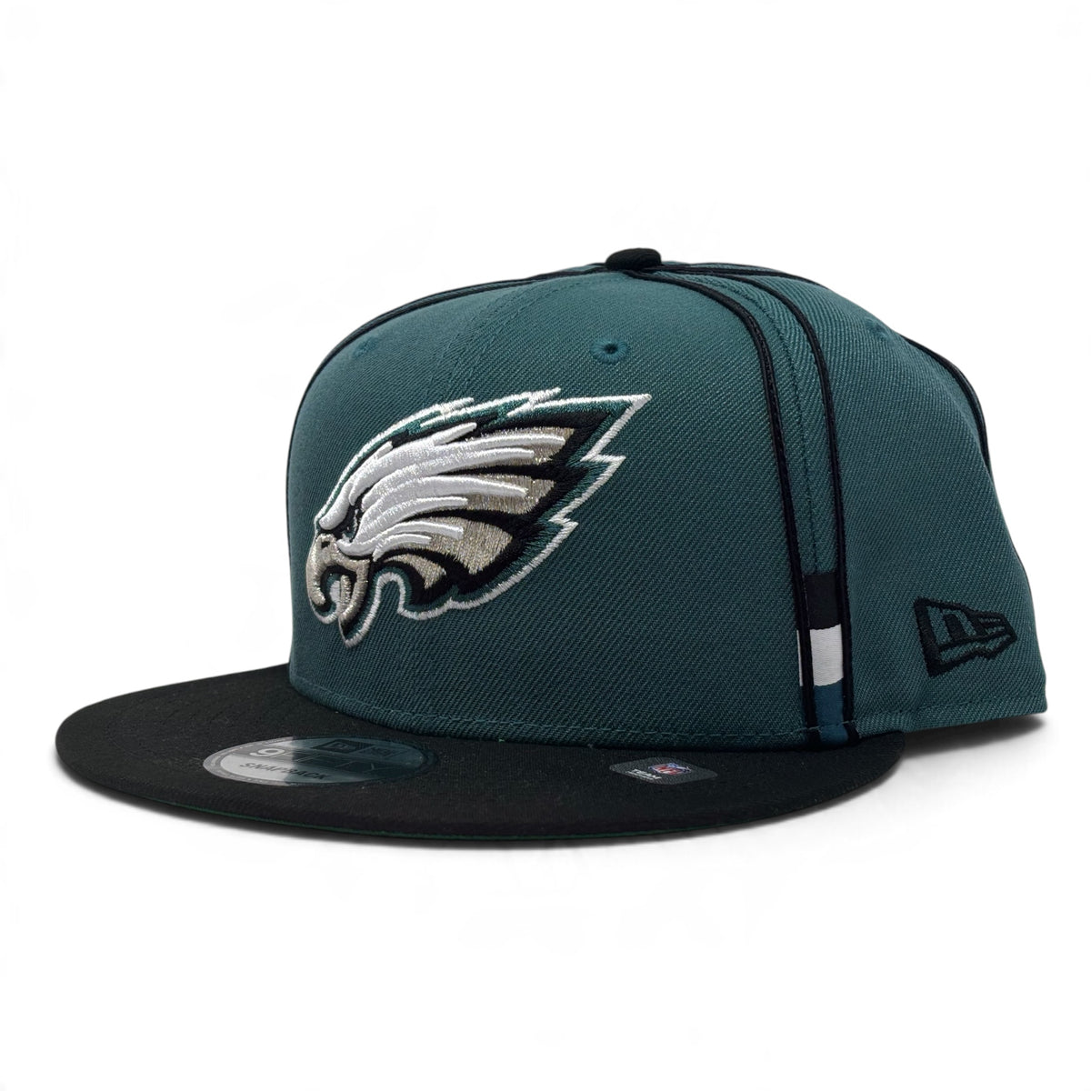 Philadelphia Eagle Double Piping 9Fifty New Era Snapback- Green Black