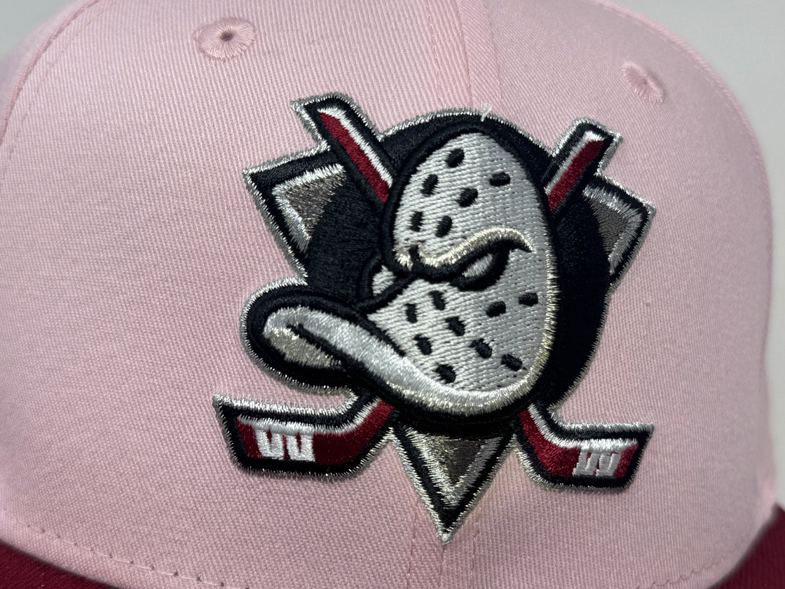 Anaheim Ducks 30th Anniversary Valentine Pack Fitted Hats