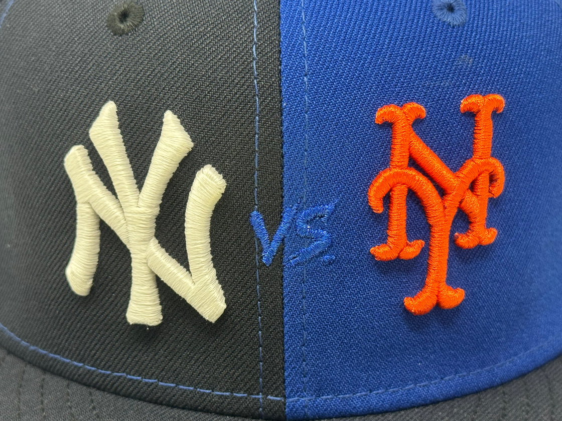 New York Yankees VS Mets Subway Series Fitted Hat-Team Color