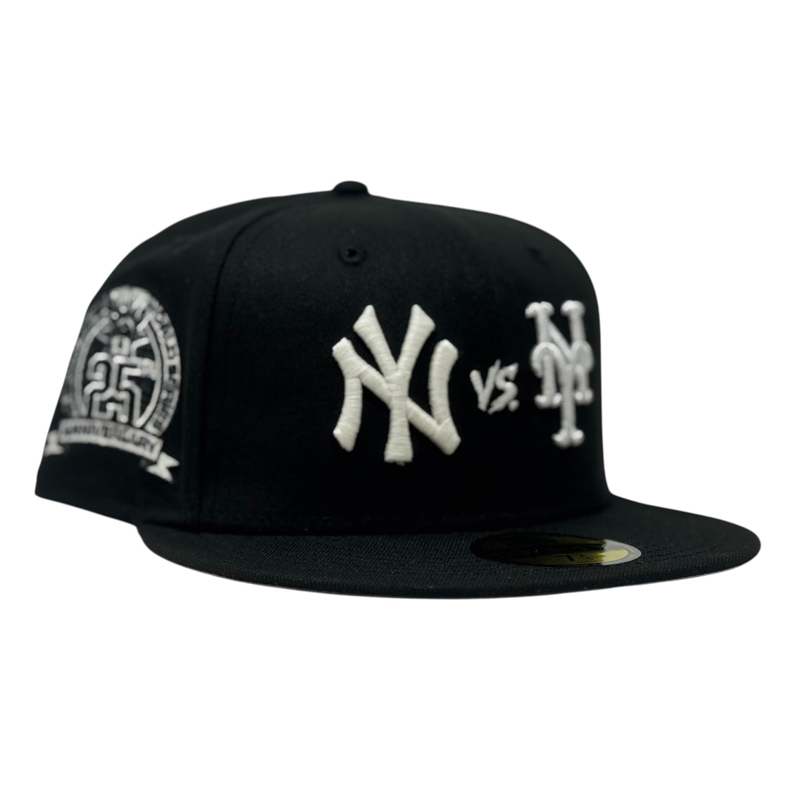 New York Yankees VS Mets Subway Series Fitted Hat-Black