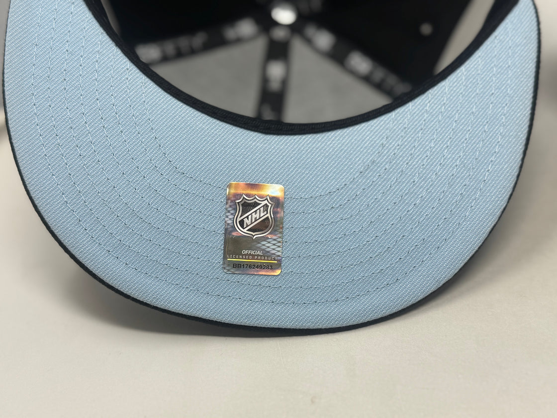 New York Rangers 85th Anniversary Icy Brim Fitted Hats