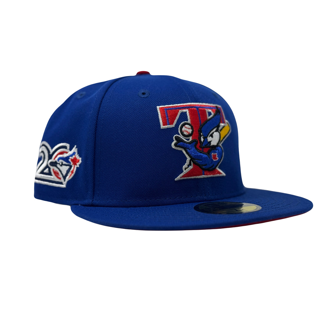 Toronto Blue Jays 20th Anniversary Light Royal Blue Fitted Hats