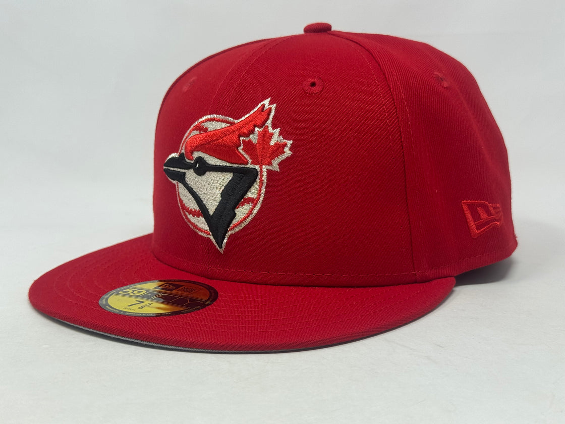 Toronto Blue Jays 1993 World Series Fitted Hats-Red