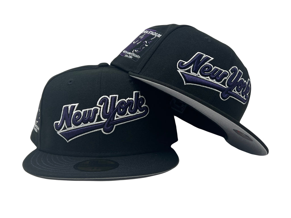 New York Mets Shea stadium gray Brim New Era Fitted Hat