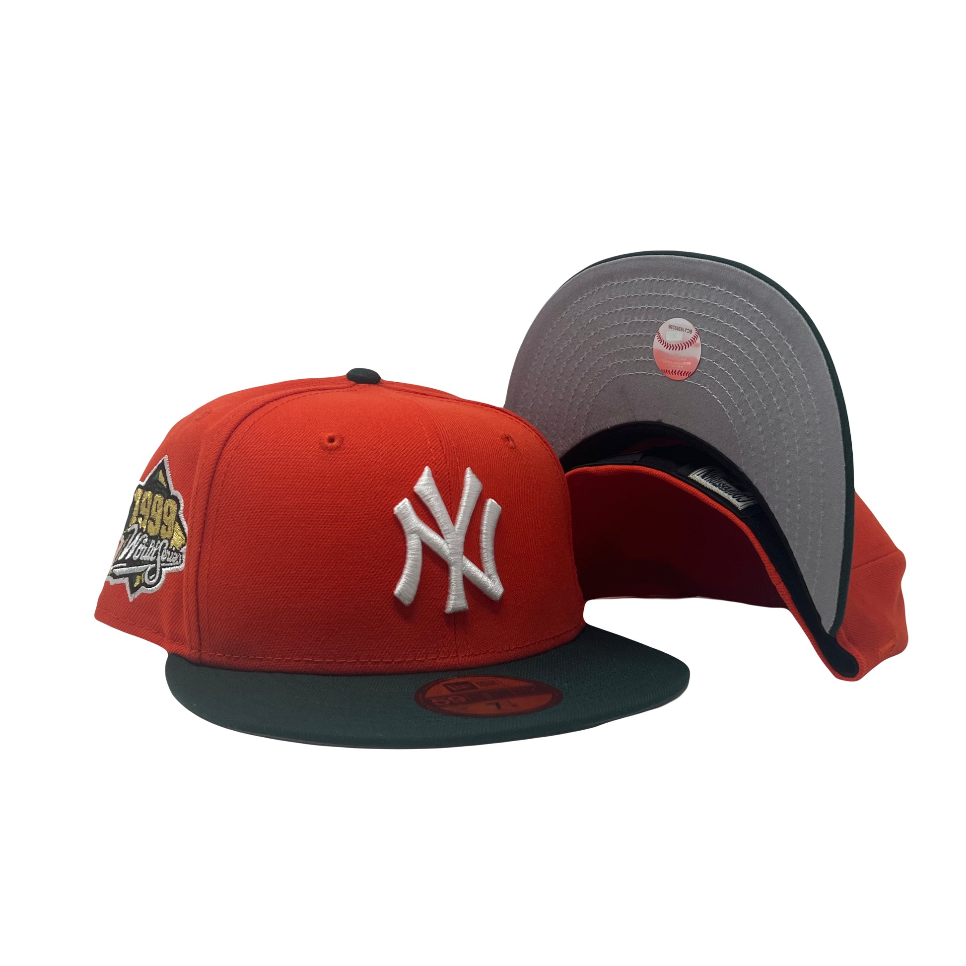 New York Yankees 1999 World Series Green Orange New Era Fitted Hat