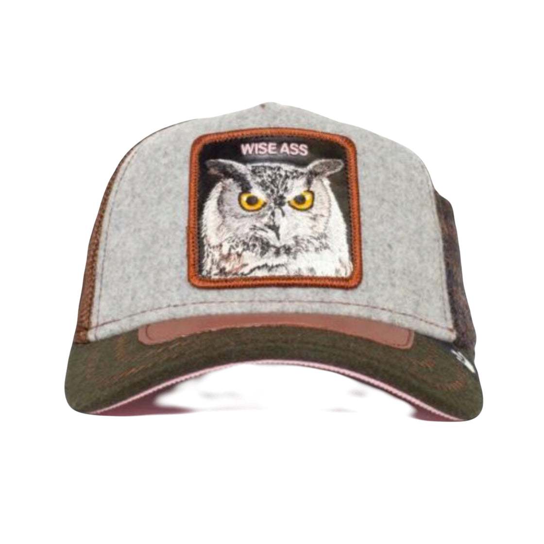 Cum Laude Owl Patch Felt Goorin Bros Trucker Hat