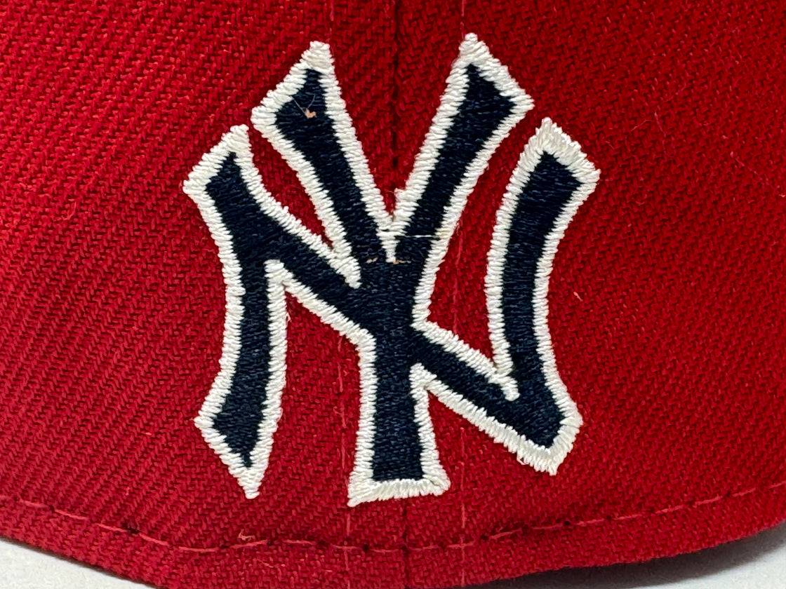 New York Yankees 1998 World Series Floral Pack Red 59Fifty New Era Fitted Hat