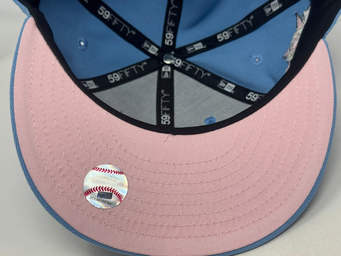 New York Yankees 2026 All Star Game "Star Pack" Pink Brim Fitted Hats-Sky Blue