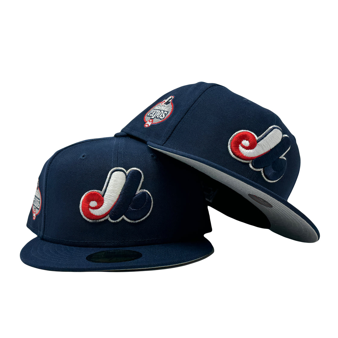 Montreal Expos Light Navy Blue 59Fifty New Era Fitted Hat