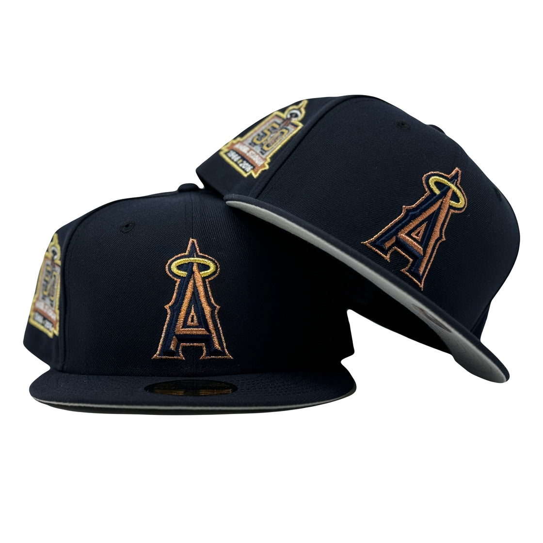 Los Angeles Angels 50th Anniversary Navy Blue 59Fifty New Era Fitted Hat