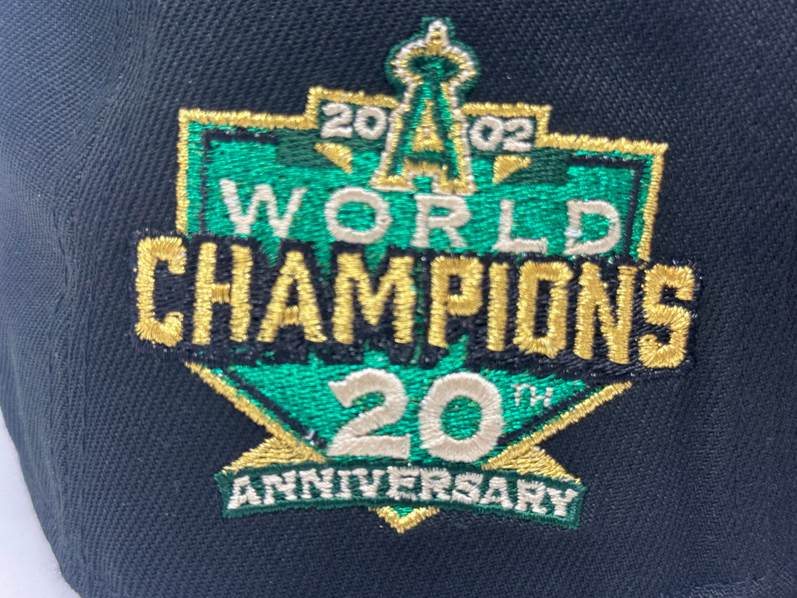 Los Angeles Angels 20th Anniversary Real Tree Visor Fitted Hats