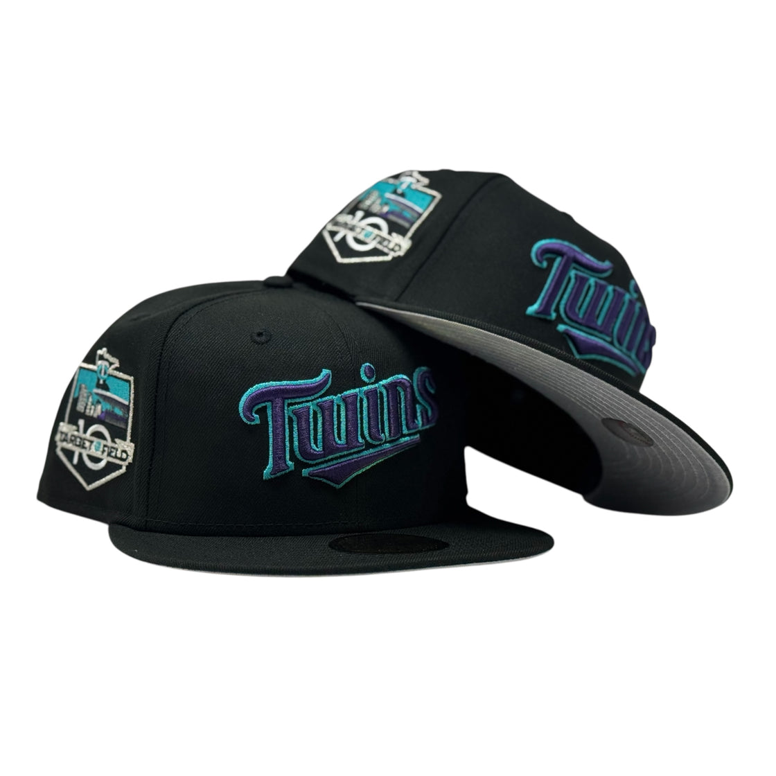 Minnesota Twins 10th Anniversary Gray Brim 59Fifty Fitted Hat