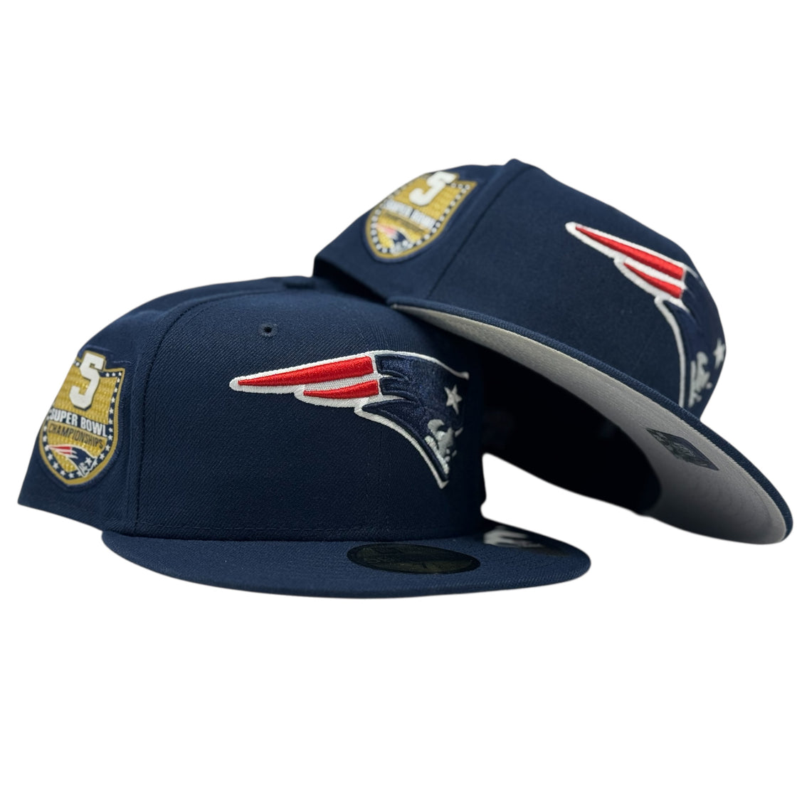 New England Patriots  59Fifty New Era Fitted Hat-Navy