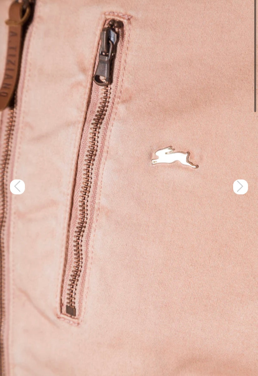 A.Tiziano Gunner Stretch Chino Bomber Jacket