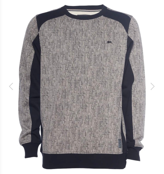 A.Tiziano Vincent Color Block Crew