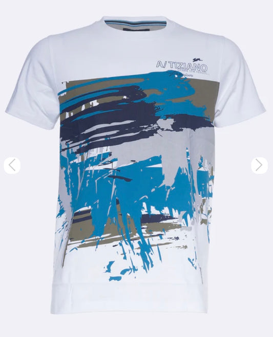 A.Tiziano Garcia Graphic Print Crew