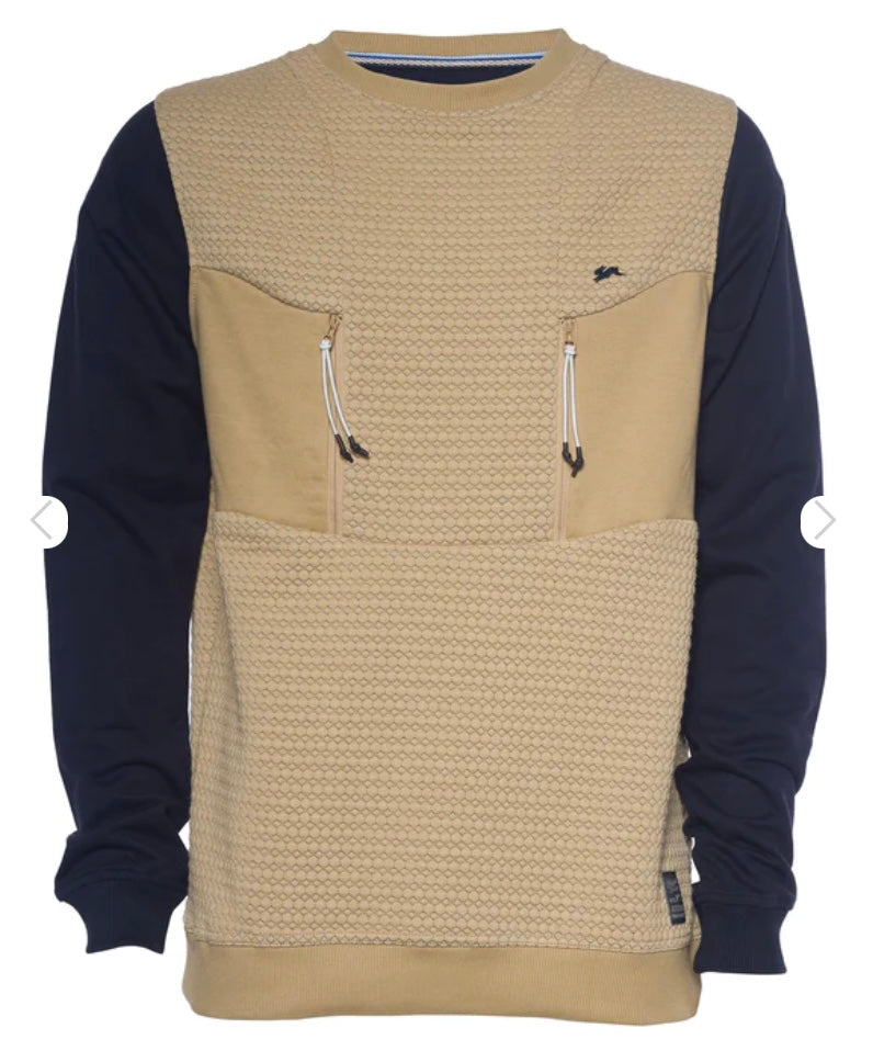 A.Tiziano Kalel Jacquard Knit Crew