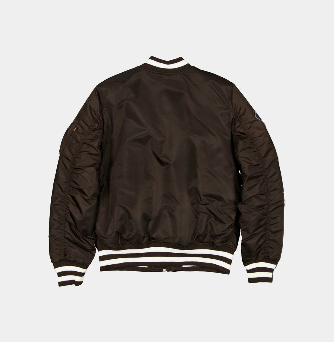 New York Yankees X Alpha X New Era Ma-1 Bomber Jacket (Burnt Wood)