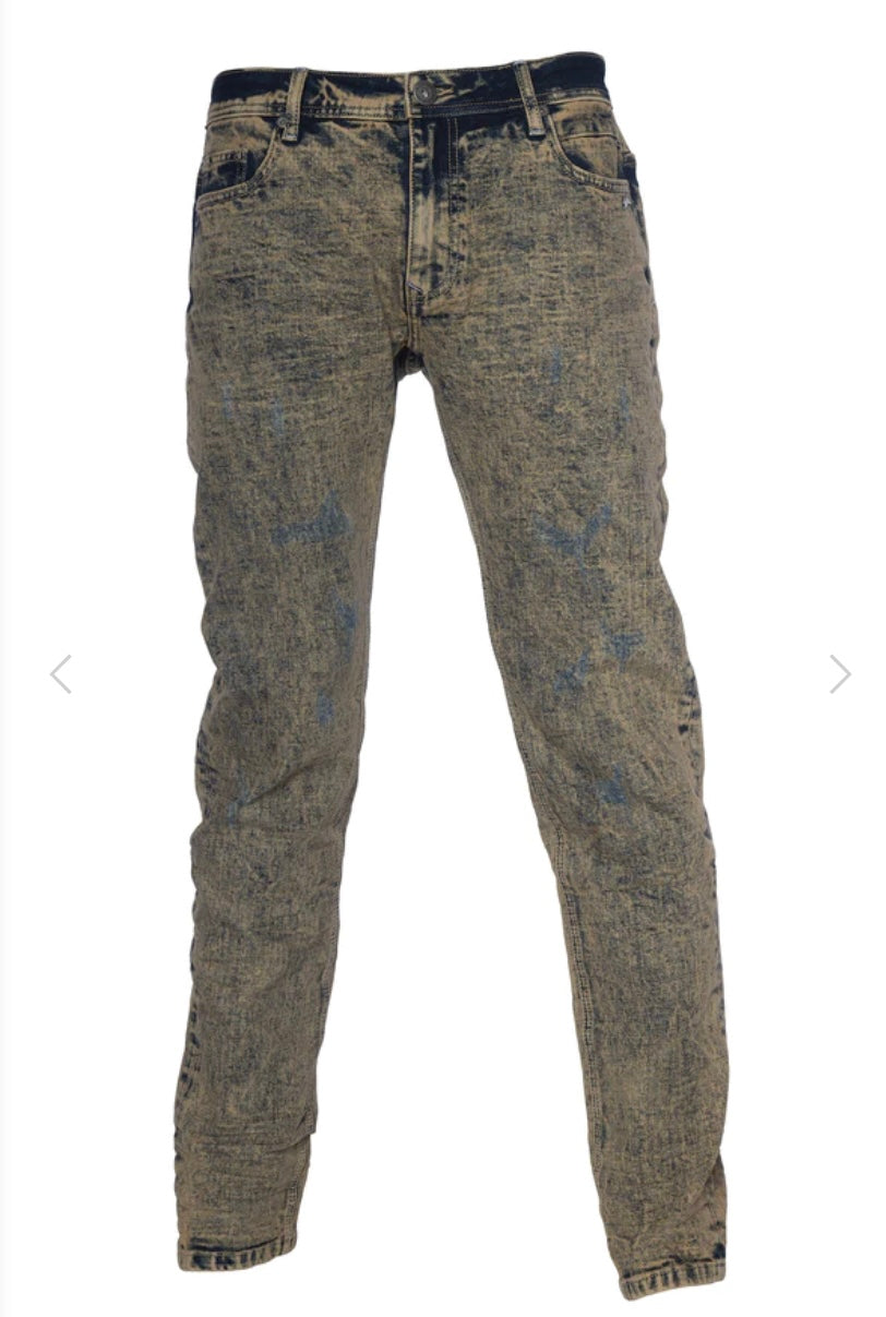 A.Tiziano Lance Cold Dye Stretch Denim Jean