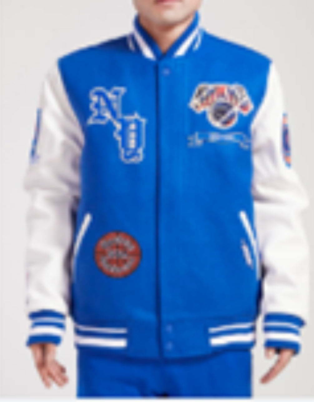 New York Knicks Pro Standard Retro Classic Blue Varsity Jacket