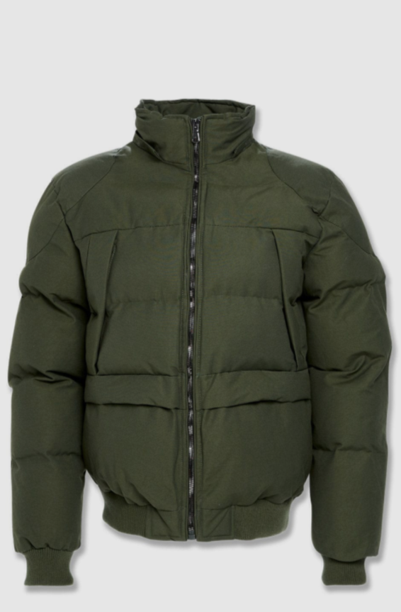 Jordan Craig Cross Bay Bomber Jacket Army Green